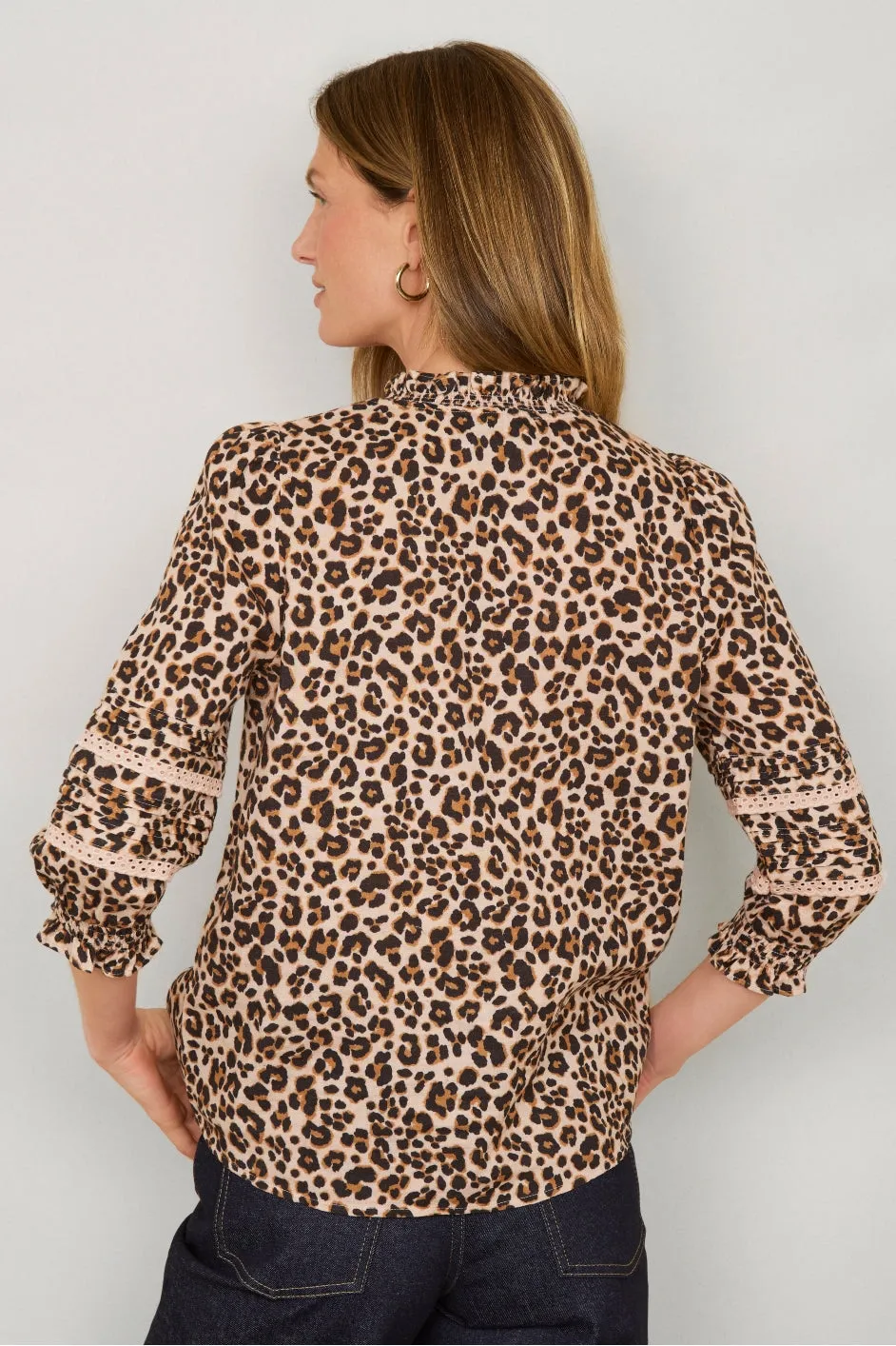 Alina Blouse - Leopard
