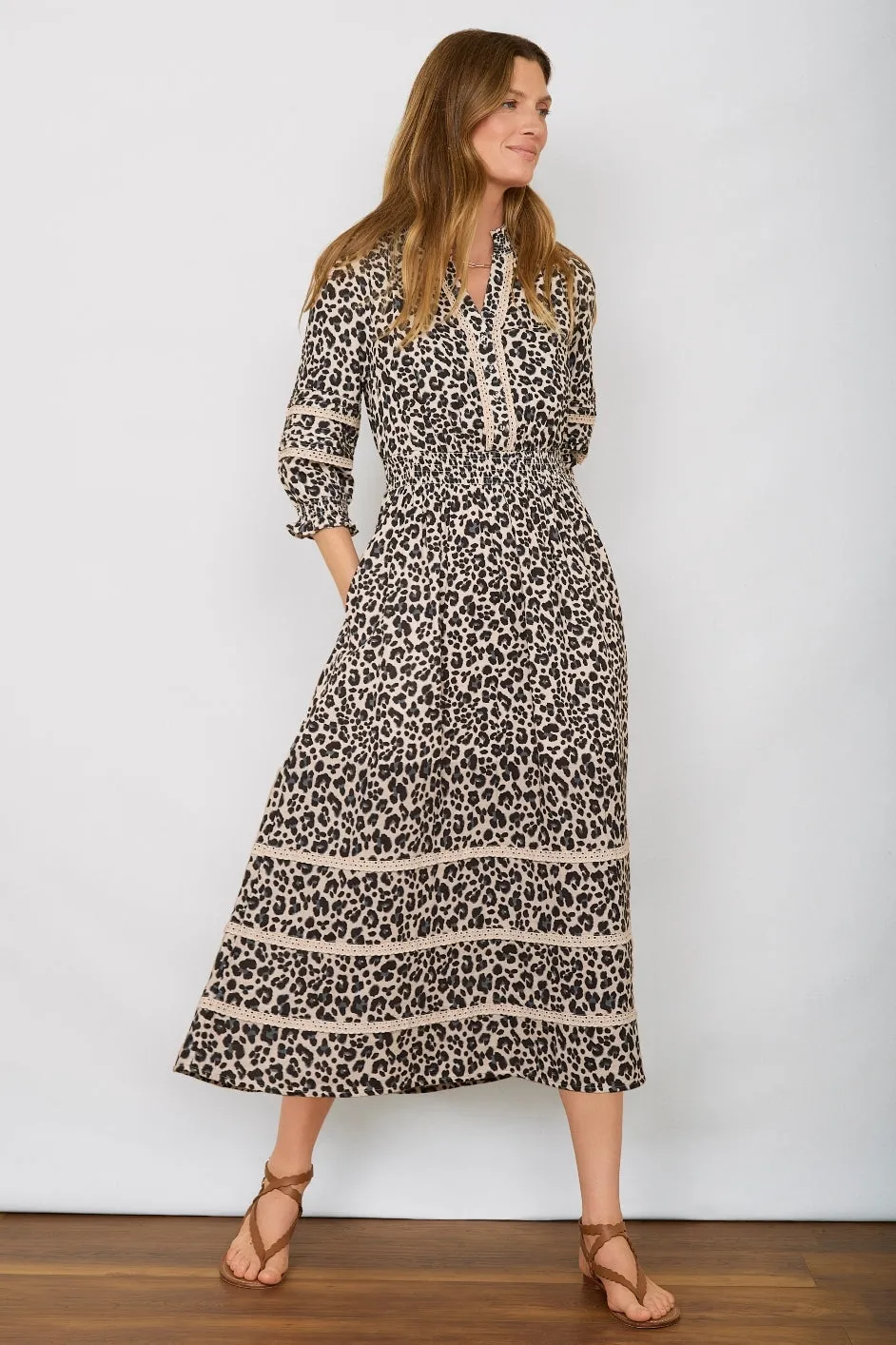 Alina Dress - Leopard
