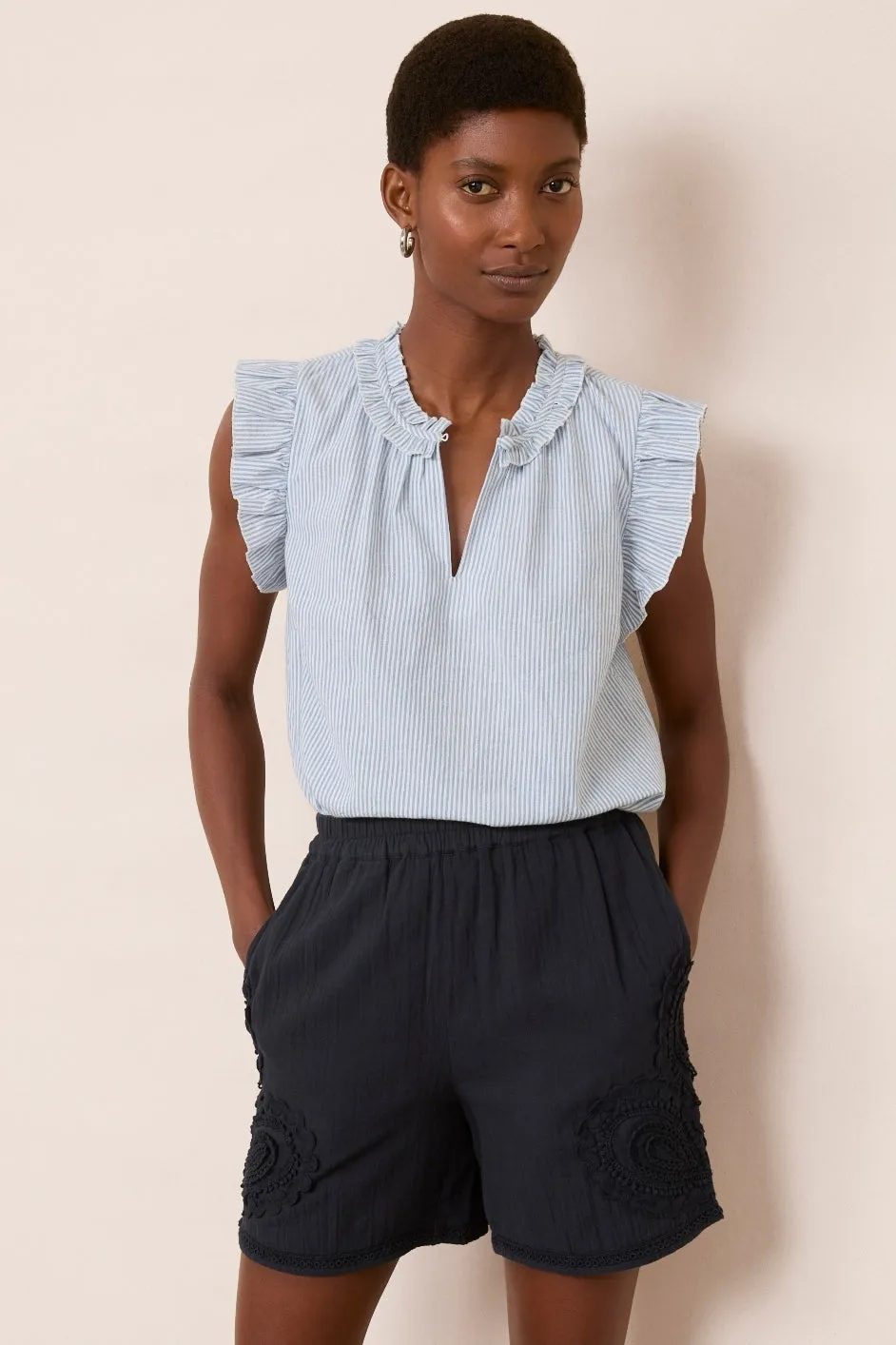 Annalee Double Gauze Short - Midnight