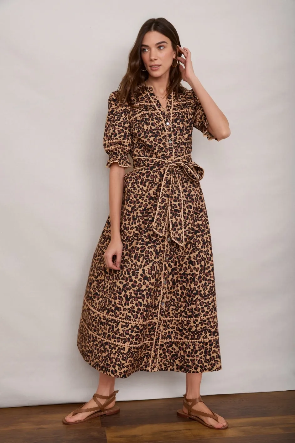 Annie Dress - Leopard