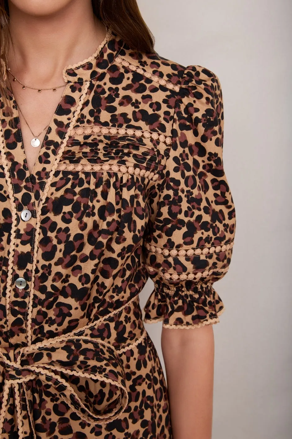 Annie Dress - Leopard