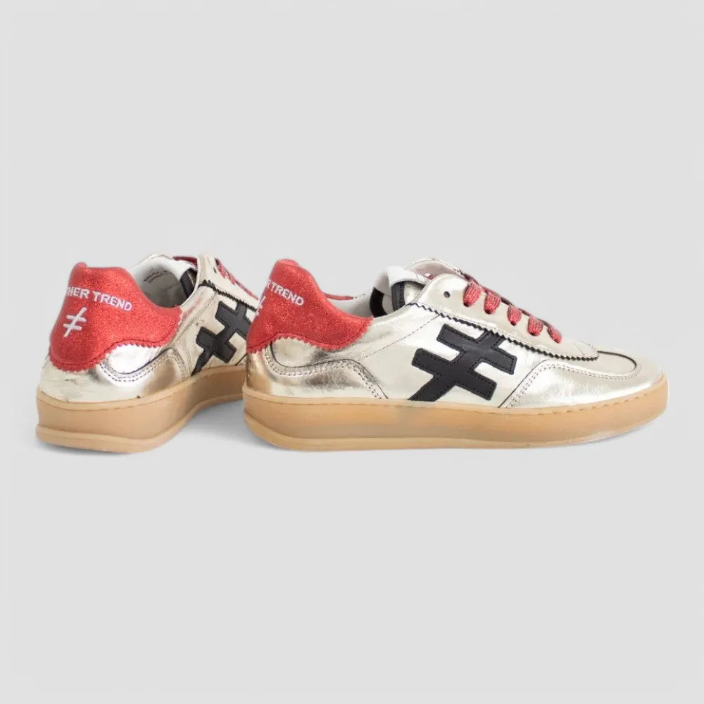 Another Trend Iconic Trainers Multi Platino Rojo