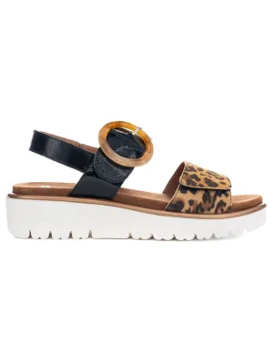Ara Bilbao Patent w/animal print Sandal