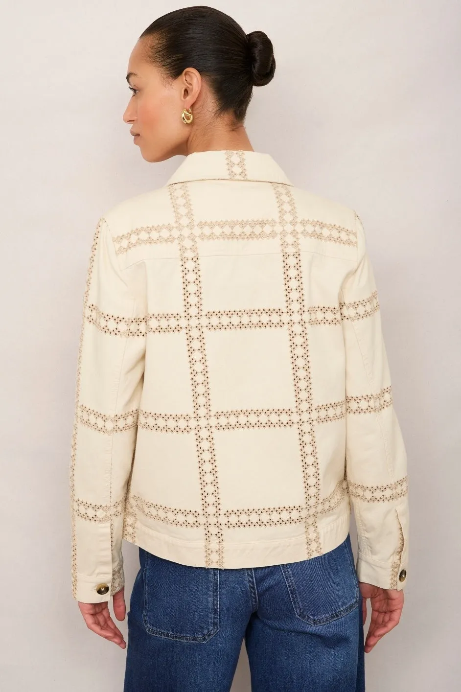 Aveline Jacket - Ecru Embroidery