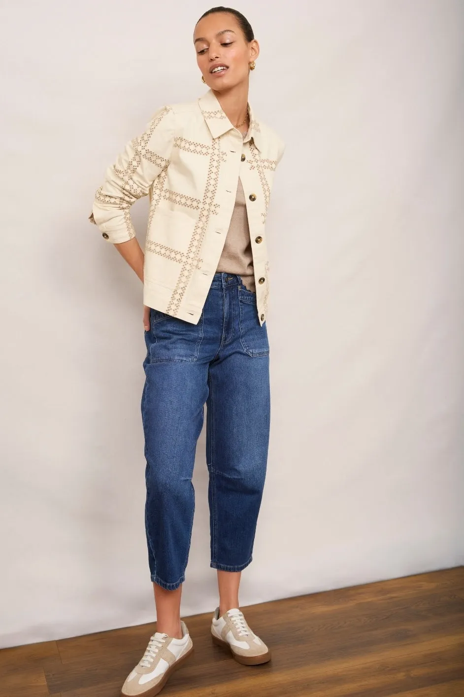 Aveline Jacket - Ecru Embroidery