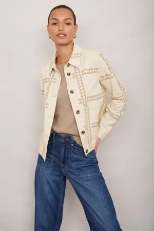 Aveline Jacket - Ecru Embroidery