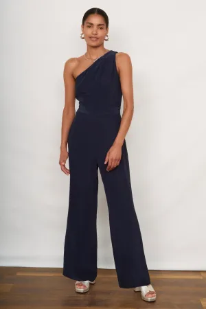 Brydie Bow Jumpsuit - Midnight