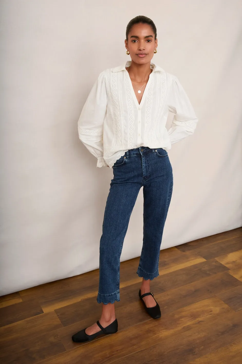 Calista Shirt - Ivory
