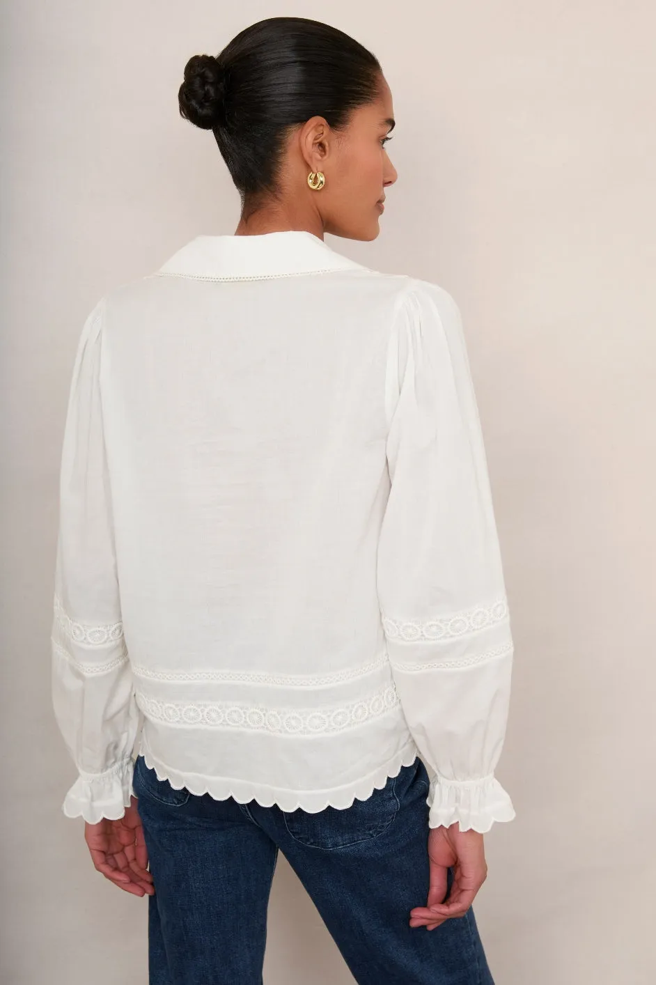 Calista Shirt - Ivory