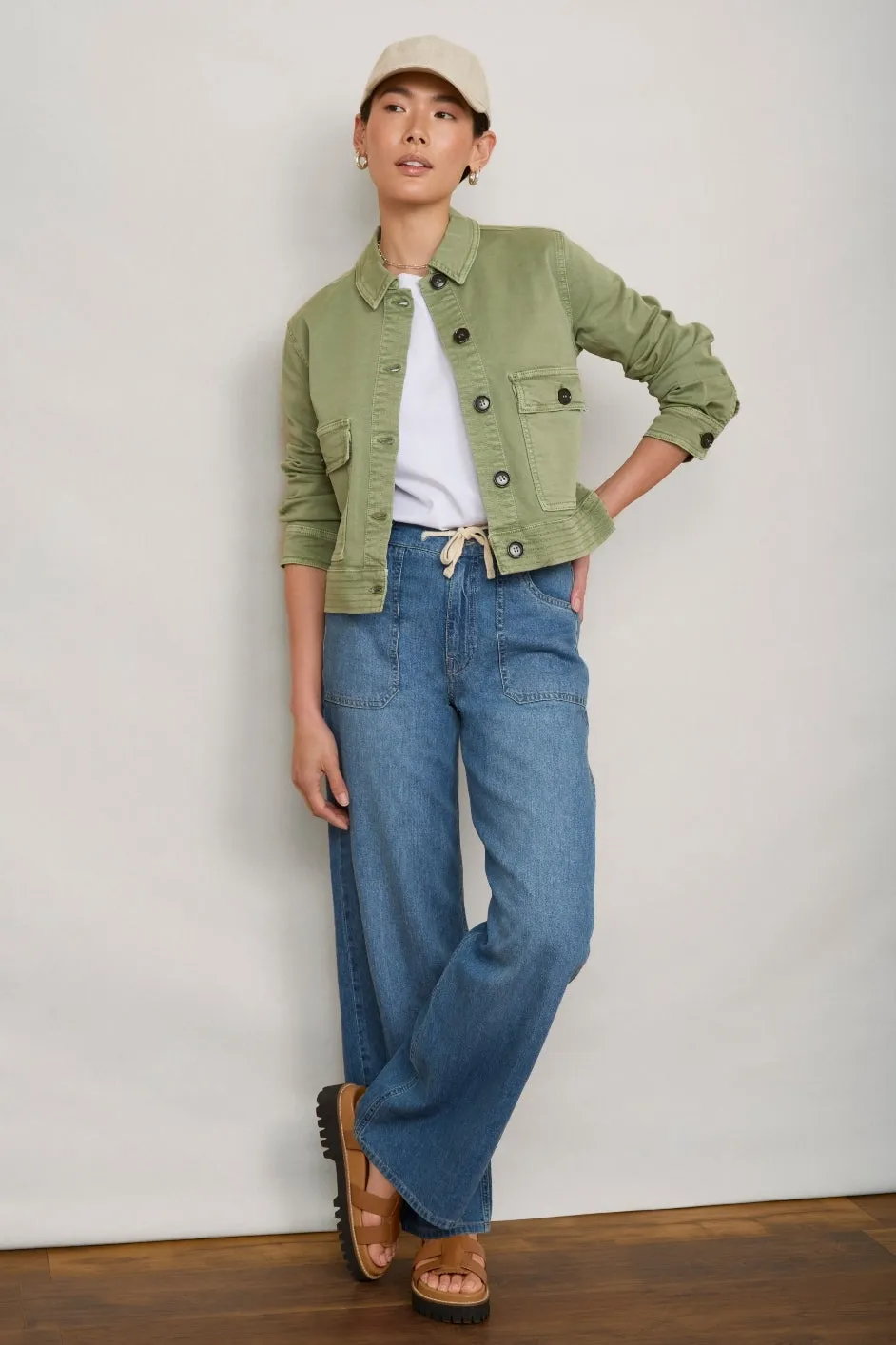 Catrin Jacket - Pistachio Green