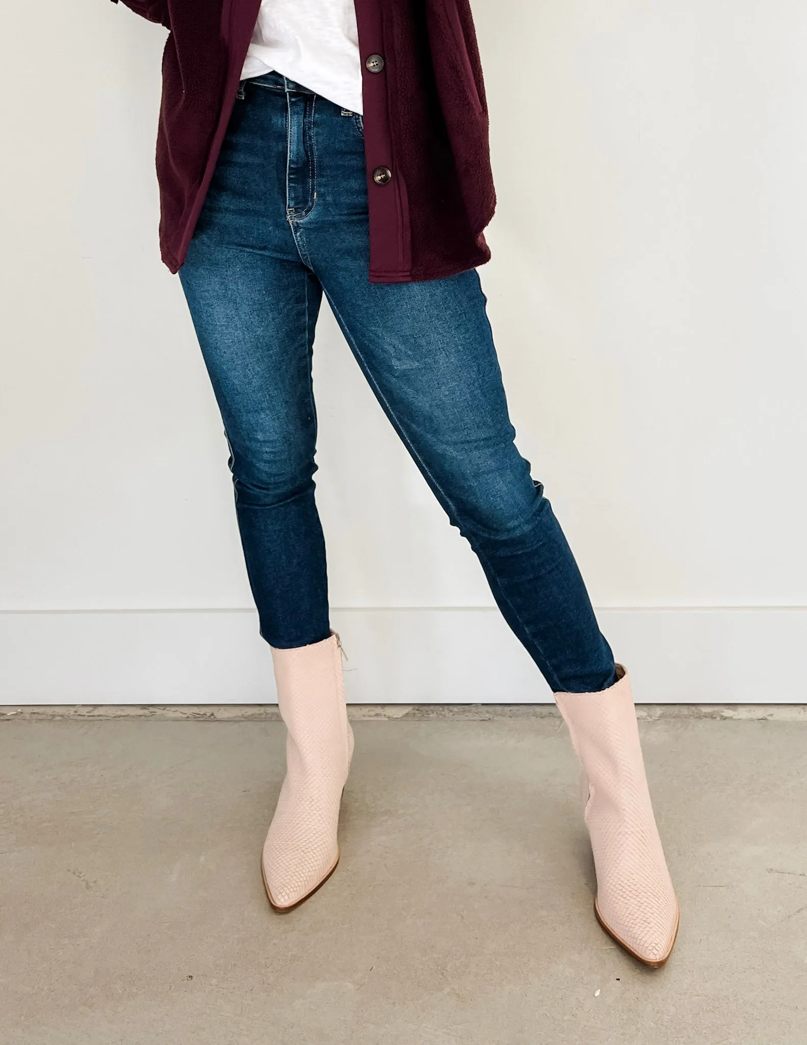 Caty Boot ((blush snake))