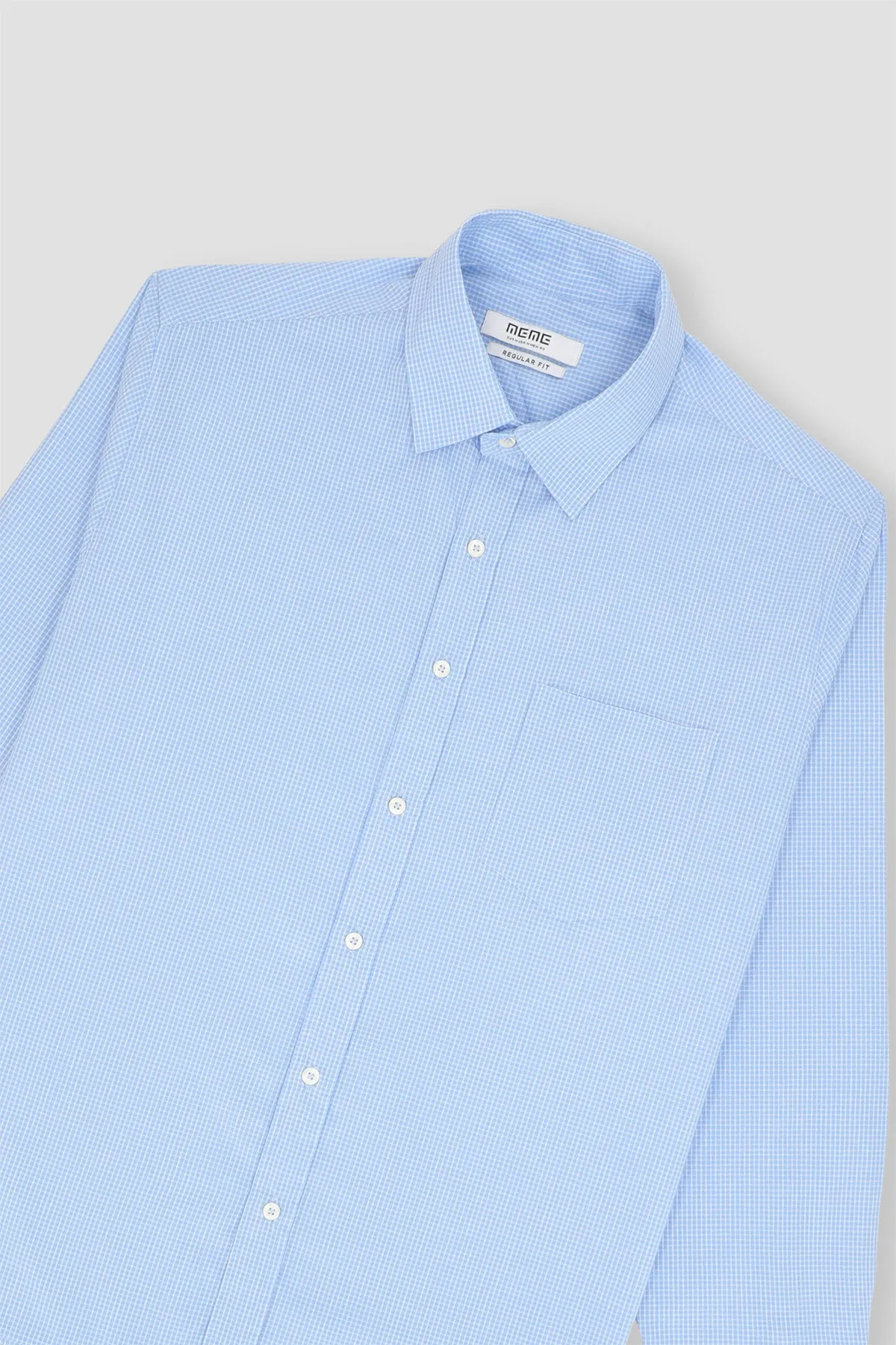 Check Shirt For Men - Tropical Blue - New Arrival