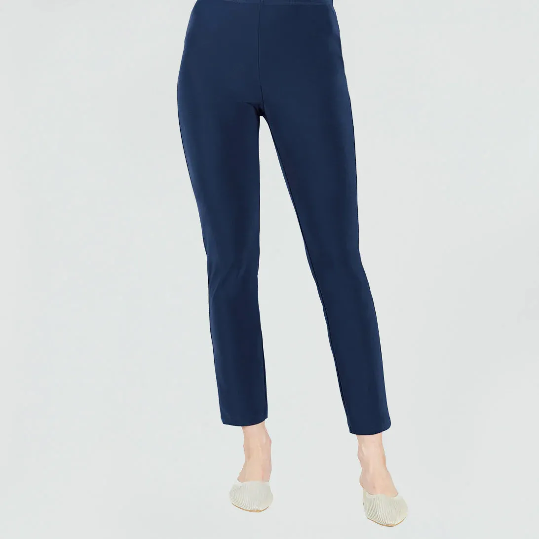 Clara Sun Woo Signature Straight Leg Pant 3PT - 5 Colors Black, White, Brown, Navy, Olive,