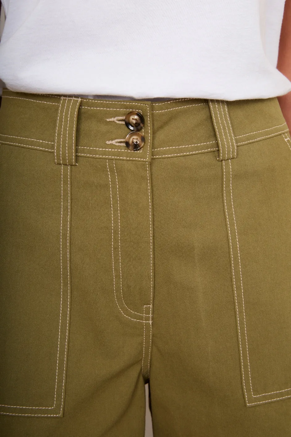 Coralie Cargo Short - Khaki