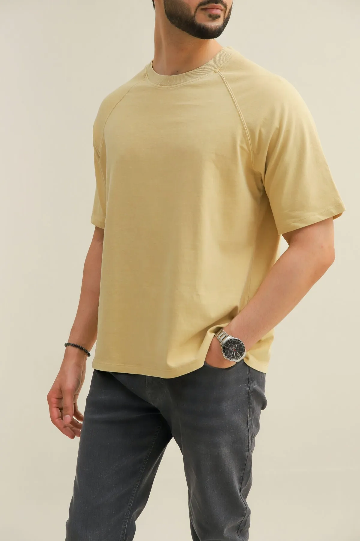 Crew Neck Basic T-Shirt For Men - Semoline