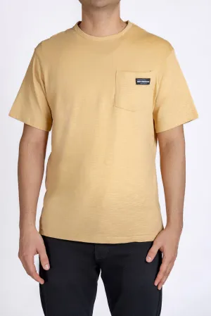 Crew Neck Basic T-Shirt For Men - Toas Taupe