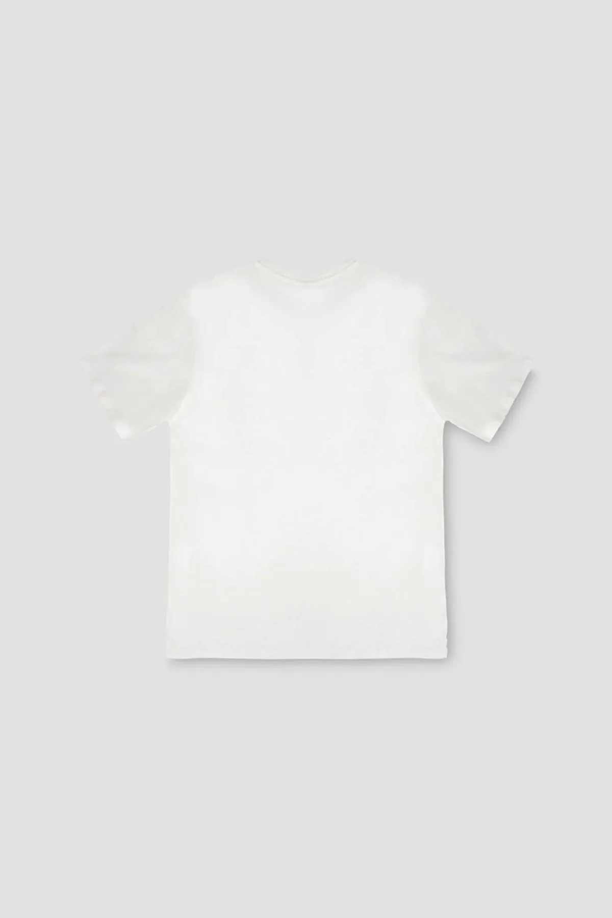 Crew Neck Basic T-Shirt For Men - White