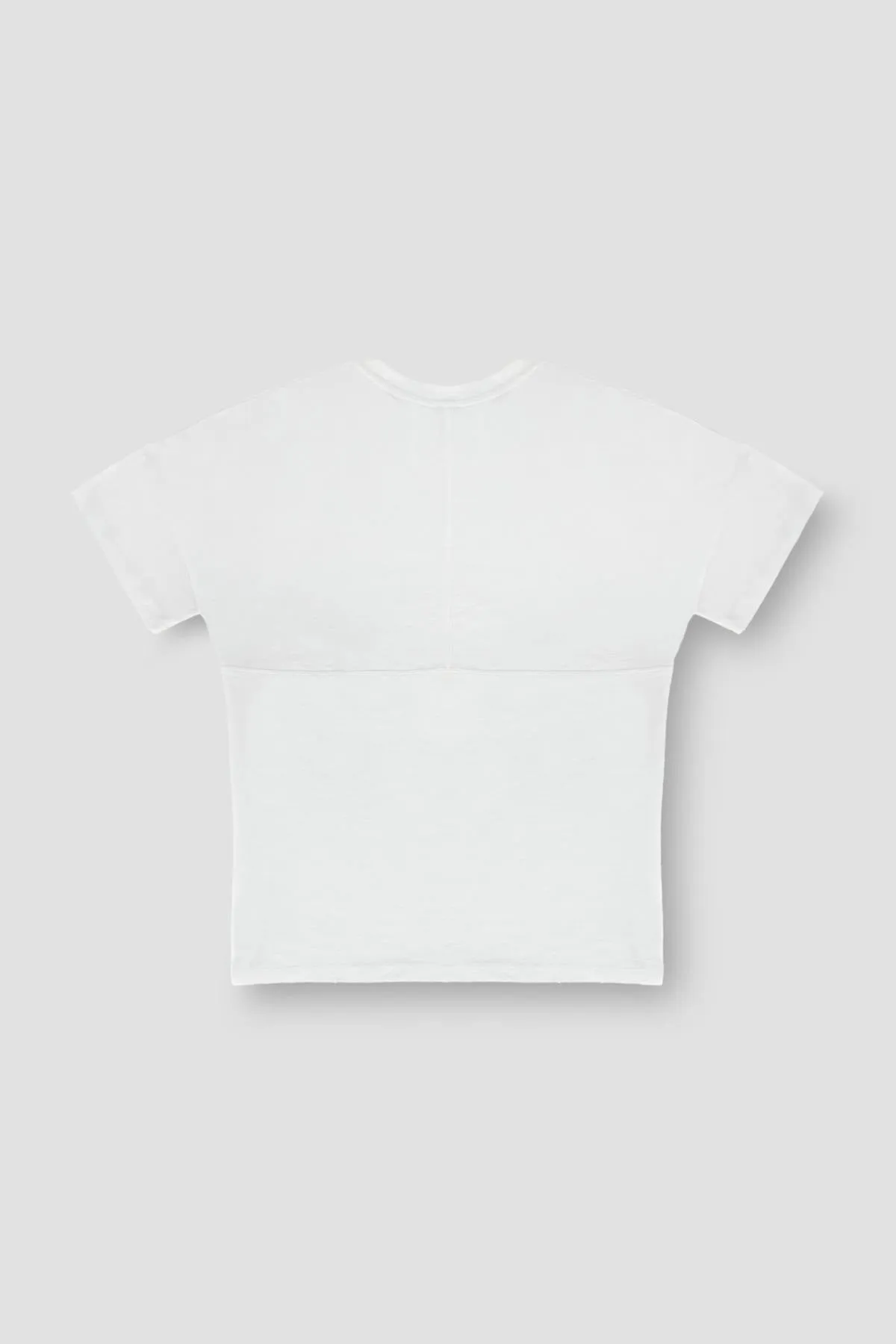 Crew Neck Basic T-Shirt For Men - White