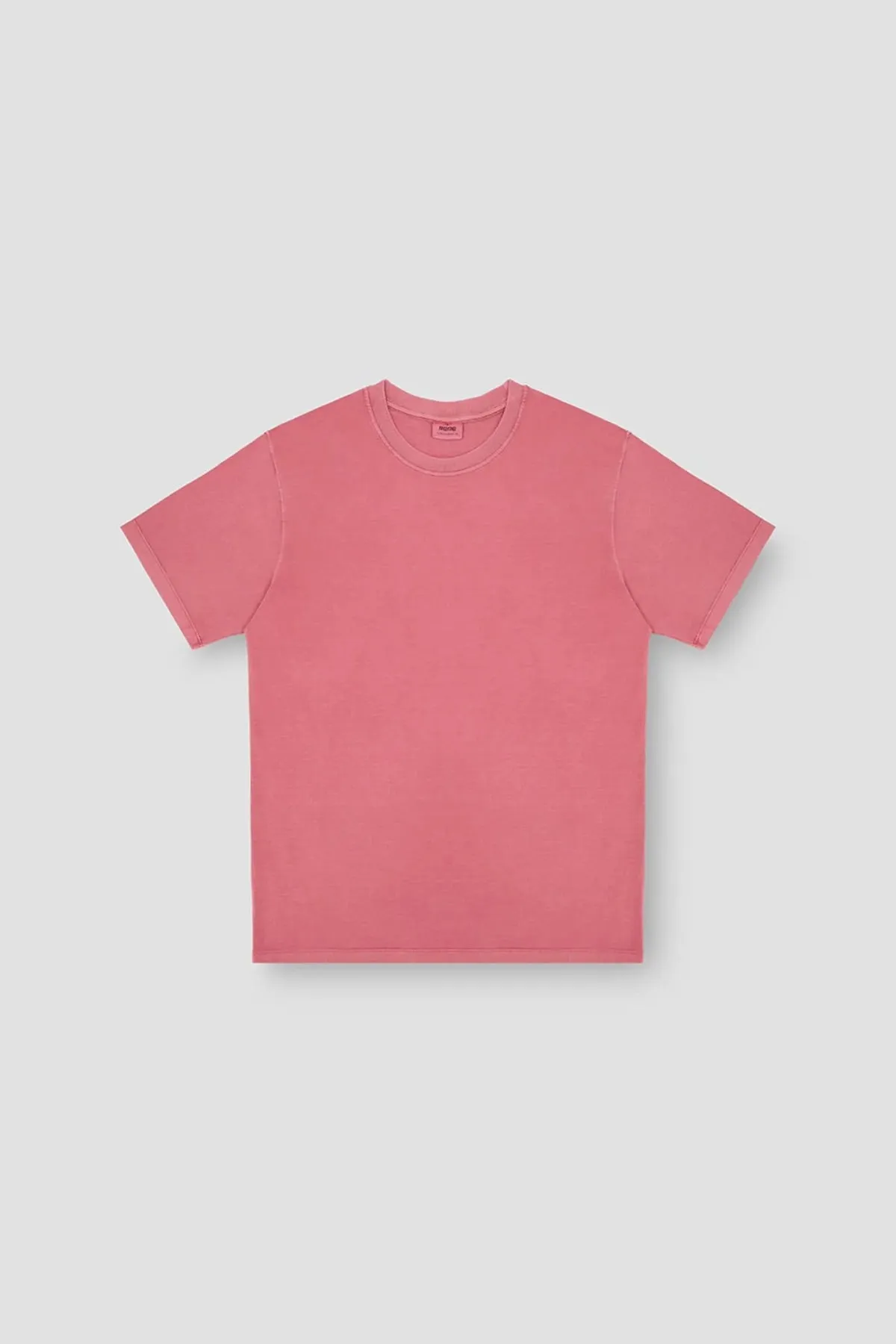 Crew Neck Solid T-Shirt For Men - Pink