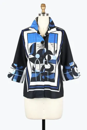 Damee 4957-BLU S25 Framed Art Jacket