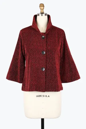 Damee Cropped Sparkle Jacket 4952-Gld F25