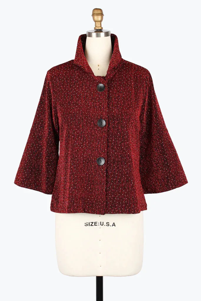Damee Cropped Sparkle Jacket 4952-Gld F25