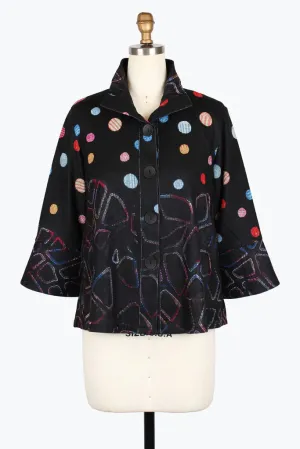 Damee Dots & Pebbles Jacket 5024-Mlt F25