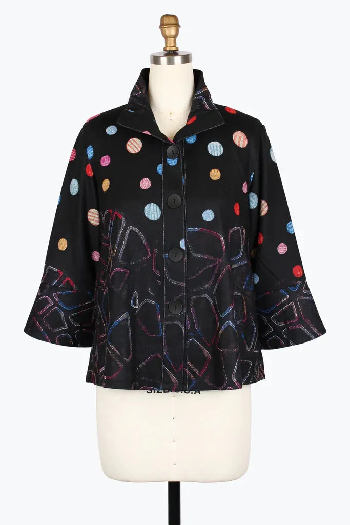 Damee Dots & Pebbles Jacket 5024-Mlt F25