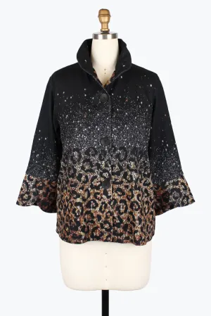 Damee Golden Leopard Jacket 5022-Beg F25