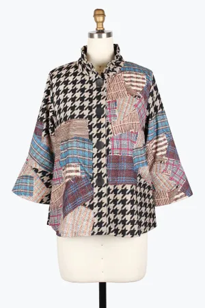 Damee Multi-Plaid Micro-Cord Jacket 5025-Mlt F25