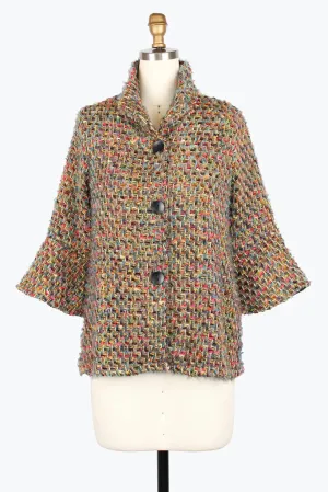 Damee Rainbow Tweed Jacket 4980-Mlt