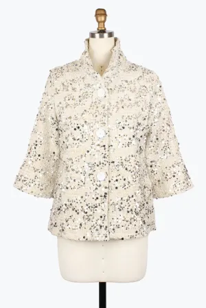 Damee Sequin Tweed Jacket 4979-Mlt