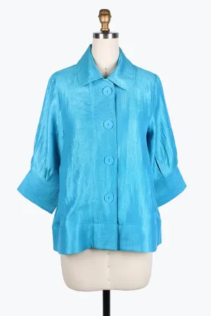 Damee Wide Ball collar jacket 4741-Sky