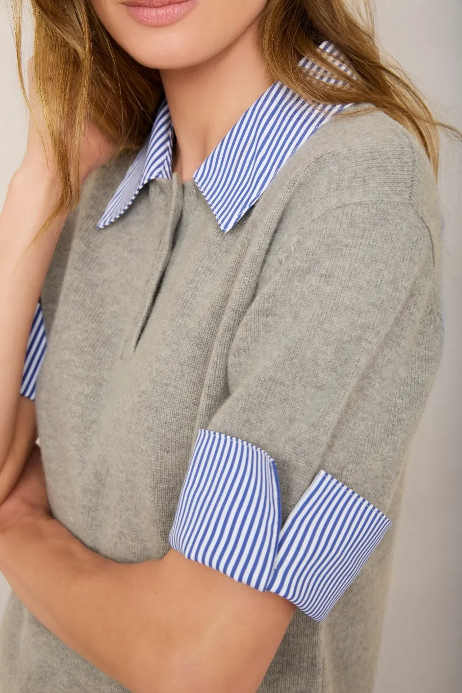 DB X Wyse Removable Trim Jumper  - Grey Melange
