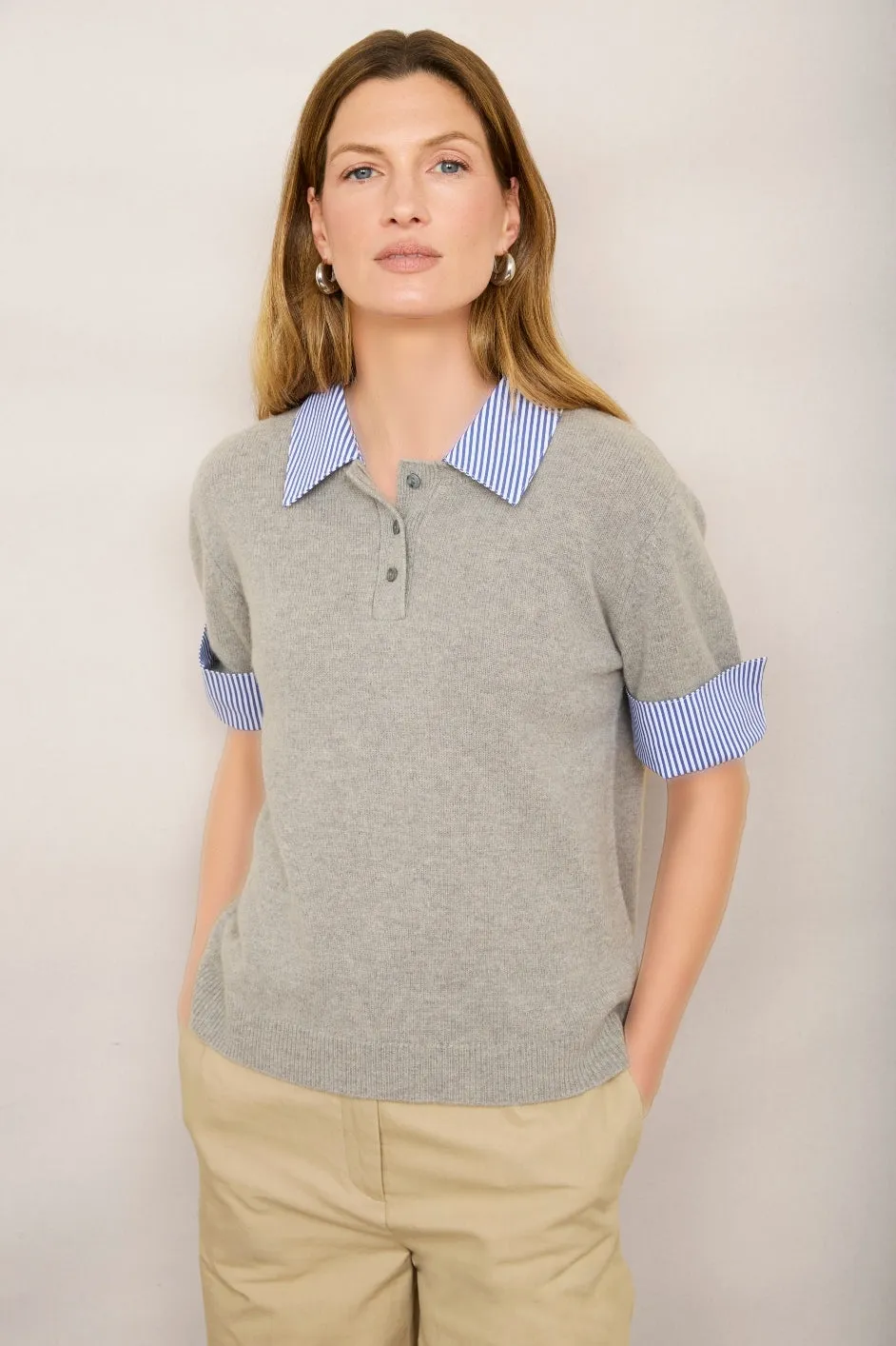 DB X Wyse Removable Trim Jumper  - Grey Melange
