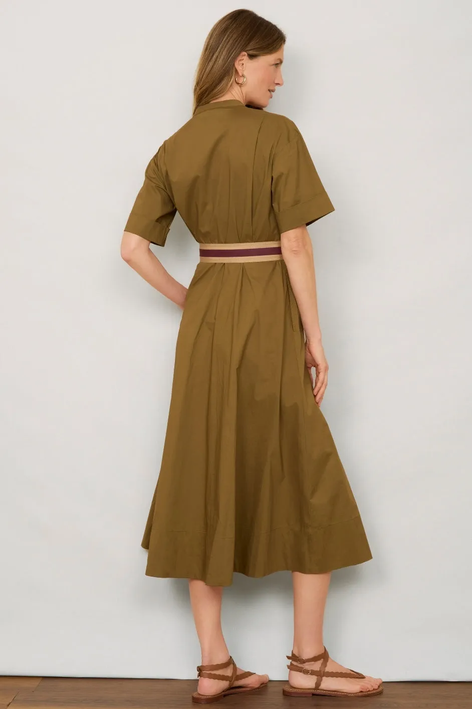 DB X Wyse Shirt Dress - Khaki