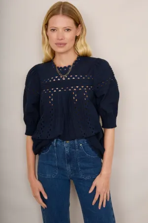 Deedee Ric Rac Top - Midnight
