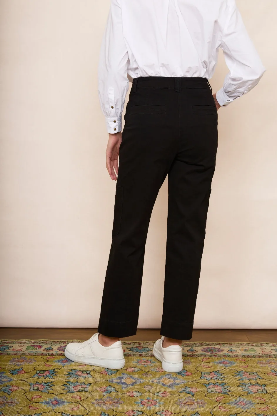 Ellena Cargo Trouser - Black