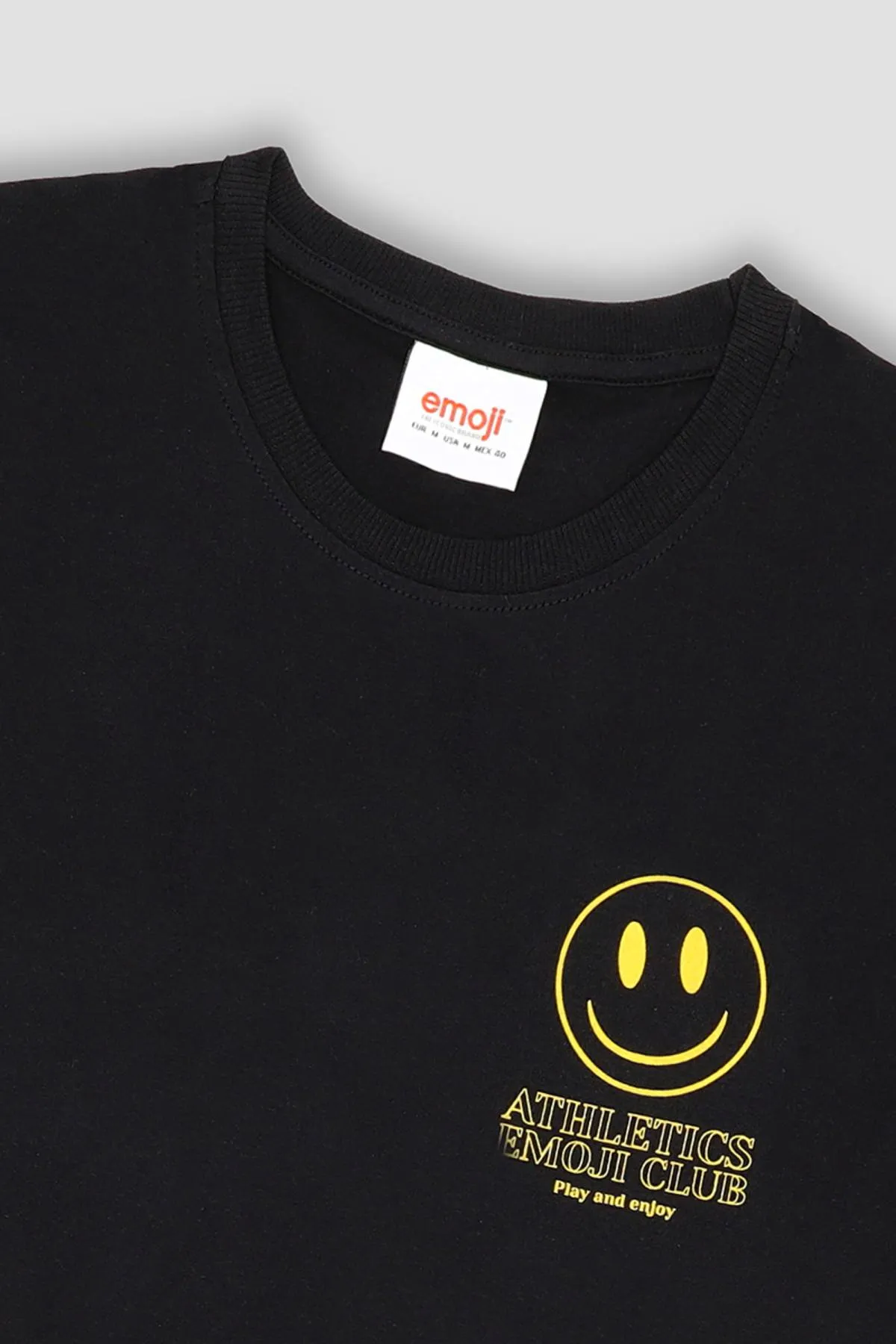 Emoji T-Shirt For Men - Black