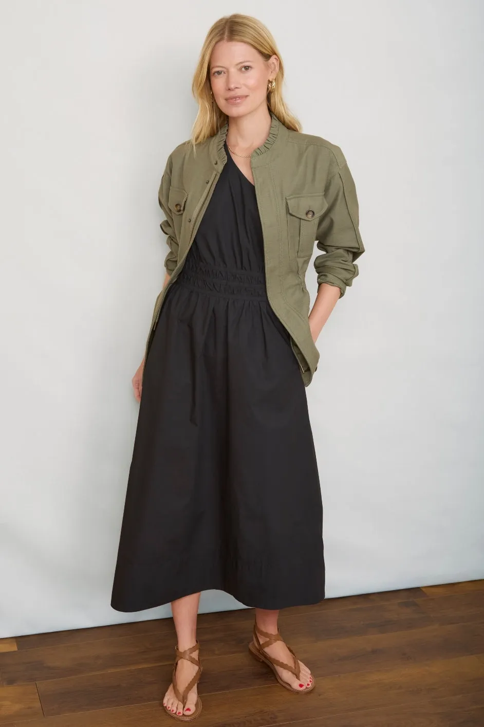 Eva Utility Jacket - Khaki