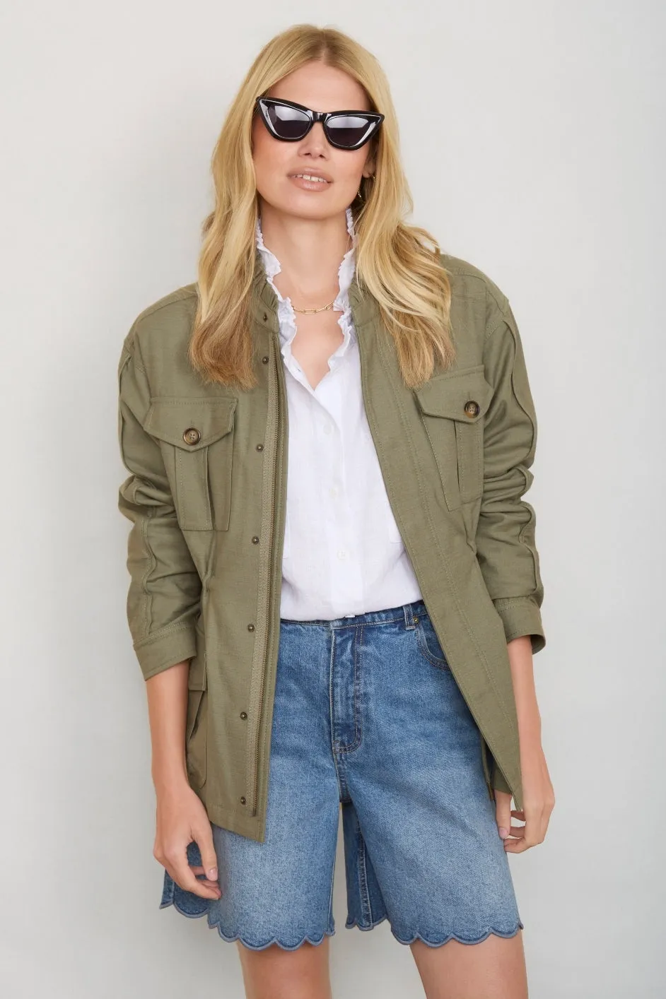 Eva Utility Jacket - Khaki