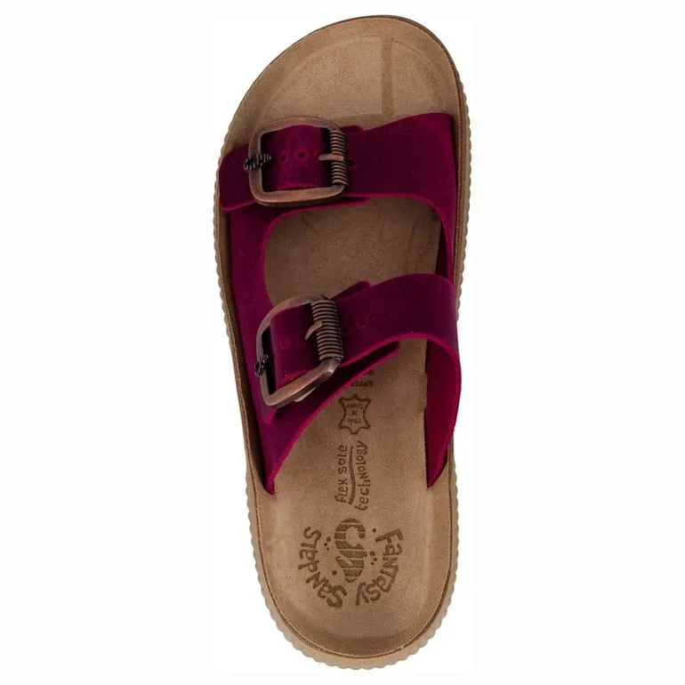 Fantasy Sandals Rochelle Burgundy Sandal