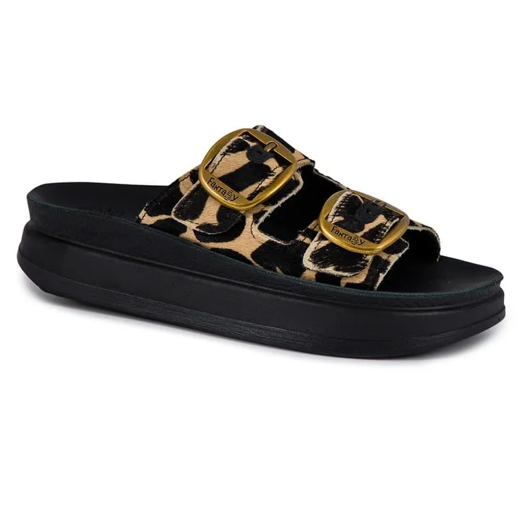 Fantasy Sandals Zefi Animal Print Sandal