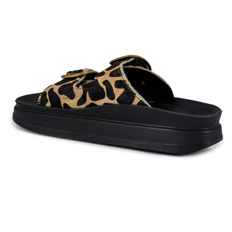 Fantasy Sandals Zefi Animal Print Sandal