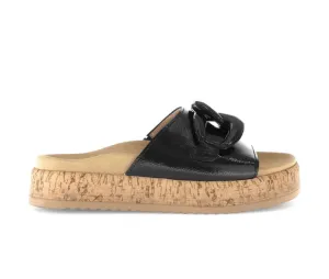 Gabor Black Patent Slider