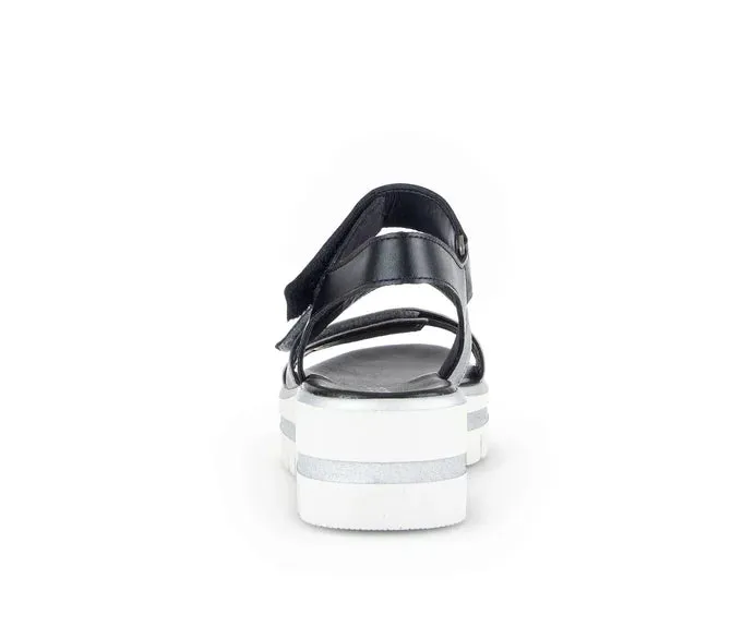 Gabor Black Strappy Sandal
