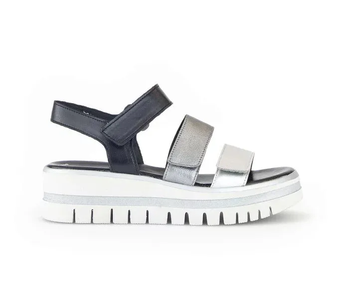 Gabor Black Strappy Sandal