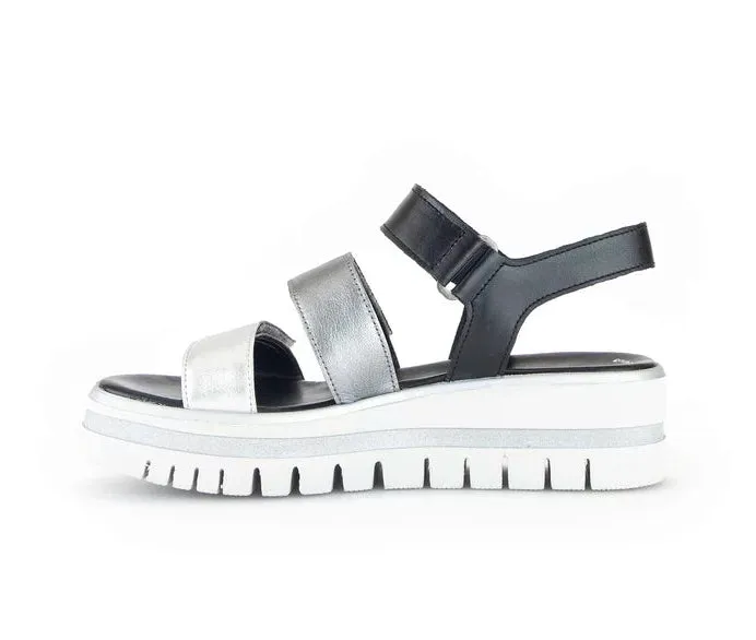 Gabor Black Strappy Sandal