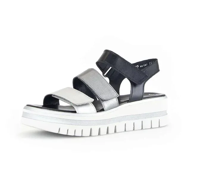 Gabor Black Strappy Sandal