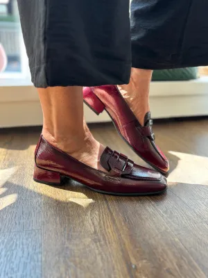 Gabor Patent Loafer with Buckle